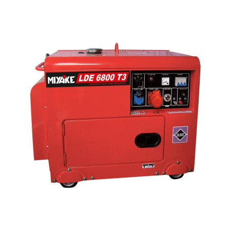 MIYAKE LDE 6800 T3 Oil generatorclosed-soundproof type