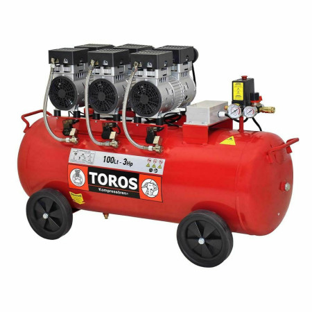 TOROS 40128 Αεροσυμπιεστής MONOBLOCK OILFREE, SILENT (ΧΑΜΗΛΟΥ ΘΟΡΥΒΟΥ)