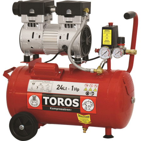 TOROS 40151 Αεροσυμπιεστής MONOBLOCK OILFREE, SILENT (ΧΑΜΗΛΟΥ ΘΟΡΥΒΟΥ)