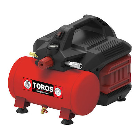 TOROS 602046 Αεροσυμπιεστής MONOBLOCK OILFREE, SILENT (ΧΑΜΗΛΟΥ ΘΟΡΥΒΟΥ)